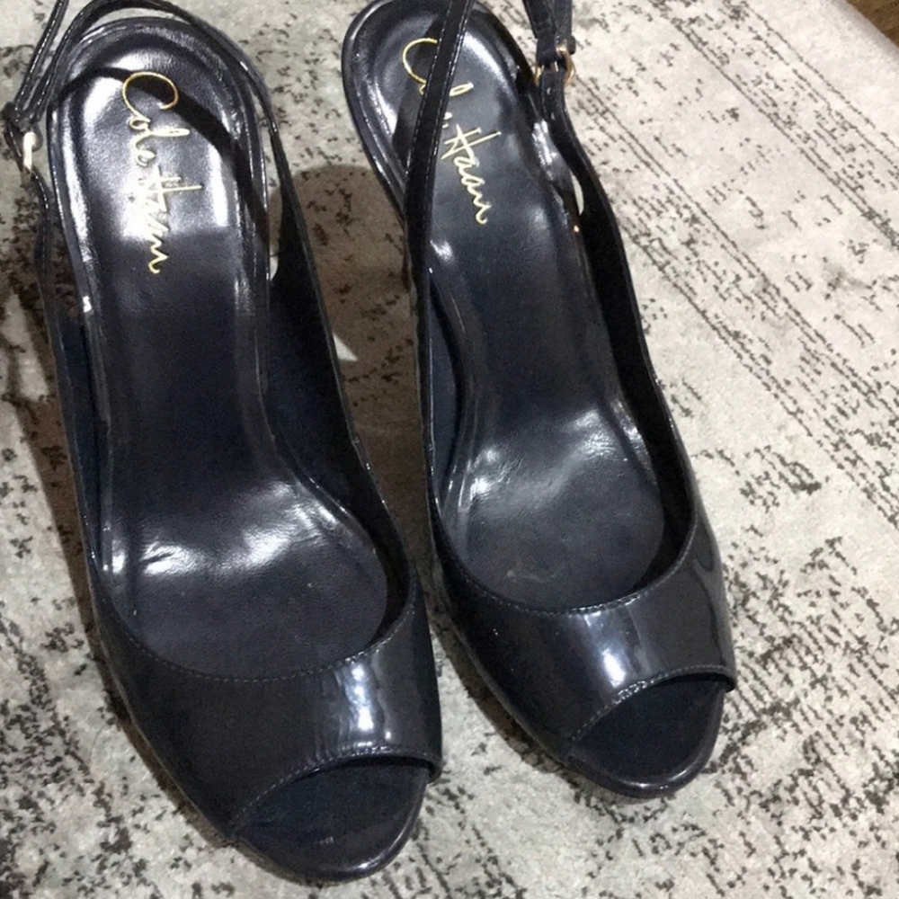 Cole Haan Patent Leather heel w/ Nike Air